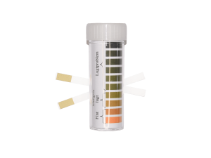 Ladybalance pH-strips til måling af skedens pH